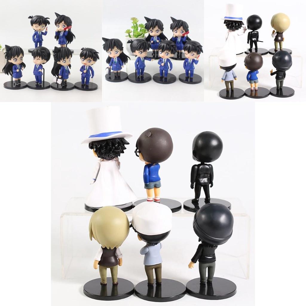 Detective Conan Pvc Figures Set Of 6 Perfect Desk Decoration Cake Topper Opp Bag Packing