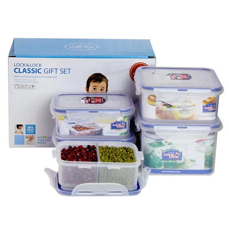 LOCK&LOCK Zestaw pojemników do przechowywania żywności z tworzywa PP