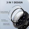 Sklo+Kryt Pro Google Pixel Watch 4 45mm 41mm PC Pouzdro Všestranný Nárazník Tvrzené Ochranné Sklo proti Poškrábání pro Pixel watch4
