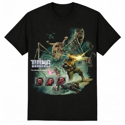 Horror Movie Shirt Graphic Tee Retro Cult Sci-Fi Film Gift Reprint