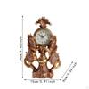 Astronaut Horse Clock Figurine Sculpture Desktop Decoration Animal Statue Collection for Living Room