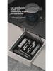 Transparent Multi-Grid Kitchen Storage Box with Lid: Organizer for Chopsticks & Cutlery