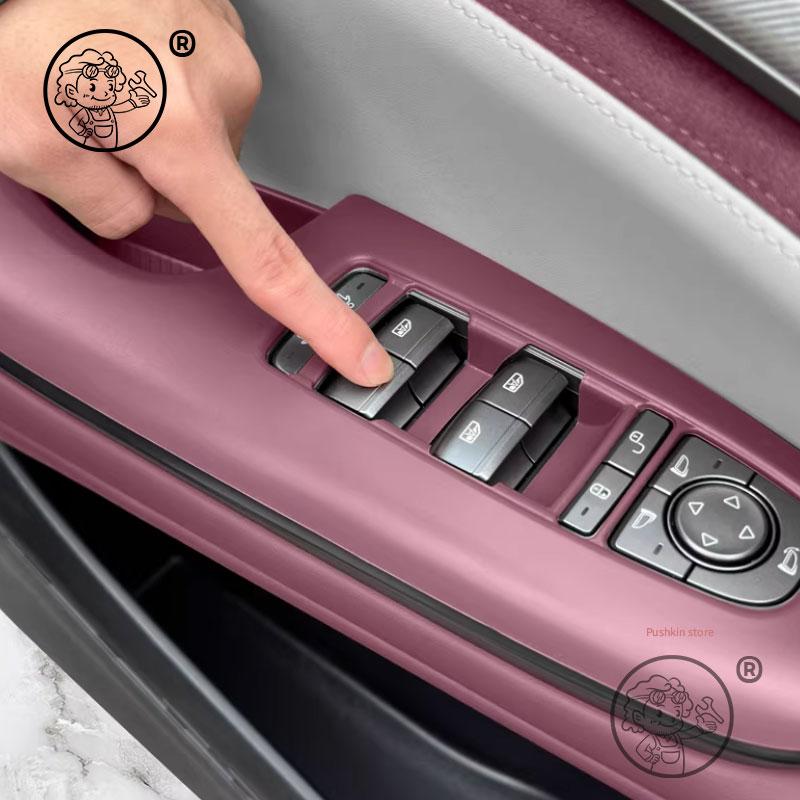 For BYD Seal 7 DMI SEAL 07 DMI 2025 2026 Car Window Control Panel Silicone Pad Window Glass Lift Panel Silicone Protector Cover