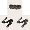 Punk Style Starry Sky Buckle Pu Leather Wide Belt For Outdoor Fashion