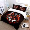 Fiery ferocity, blazing wolf. Bedding sets Duvet covers Pillowcases(1* Duvet Cover 2* Pillowcases without duvet insert)