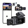 Stynxro Drive Recorder, Front and Rear Cameras, 1080P Full HD, 3 Camera Simultaneous Recording Car, Drive Recorder, Front and Rear Cameras, Equipped