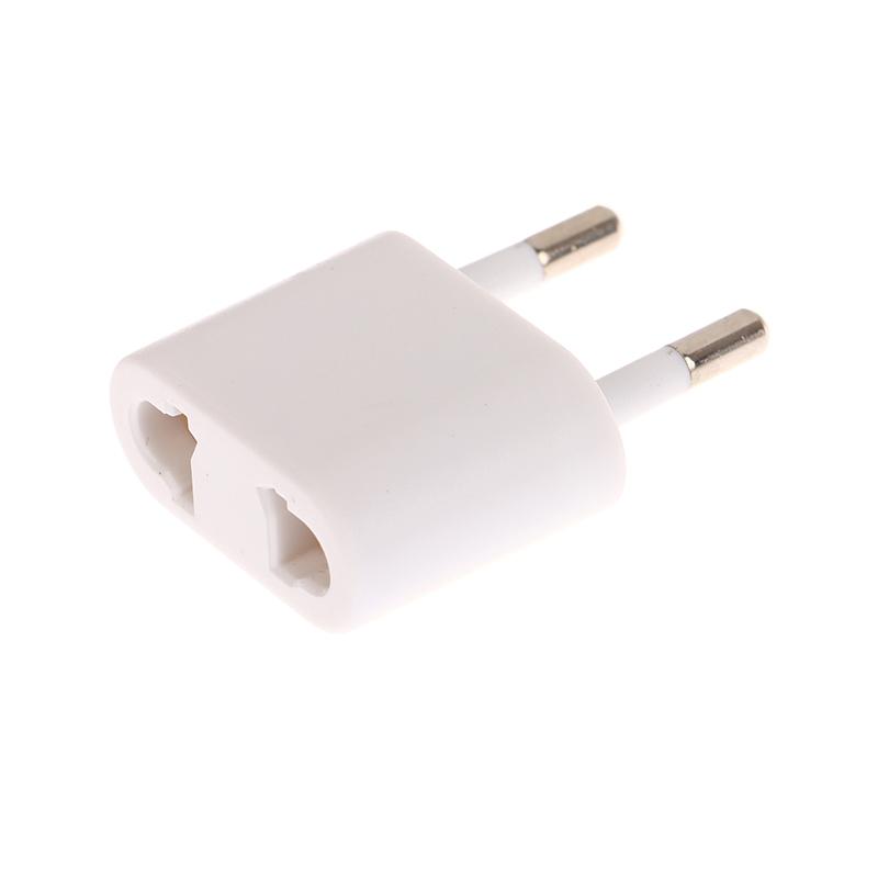 Evrensel ABD'den AB'ye Fiş 2 Soketli Giriş Pimi ABD'den Avrupa'ya Seyahat Duvar AC Elektrik Güç Şarj Cihazı Çıkışı Adaptör Dönüştürücü