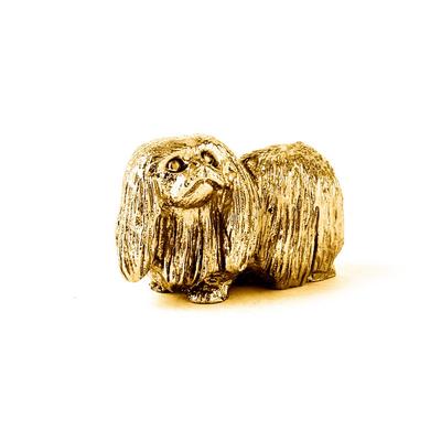 Pekingese 22ct Gold Plated British Art Dog Figure Collection