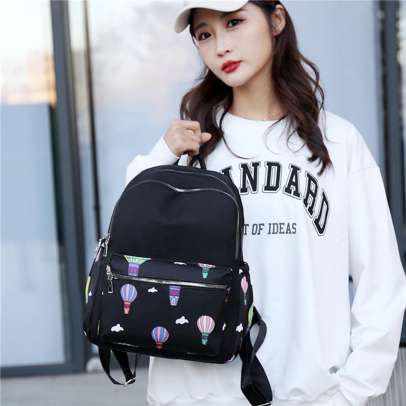 Rucksack Damentasche Neuer mehrschichtiger Outdoor-Reiserucksack mit großer Kapazität aus Nylon, lässiger Damenrucksack