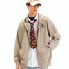 Fingercroxx Men's Casual Loose-Fit Cardigan Sweatshirt