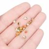 20/40pcs Cute Girl Gift Craft Strawberry Pattern Decoration Mini Buttons Clothing Sewing Buckle DIY  Clothes Metal Buckles