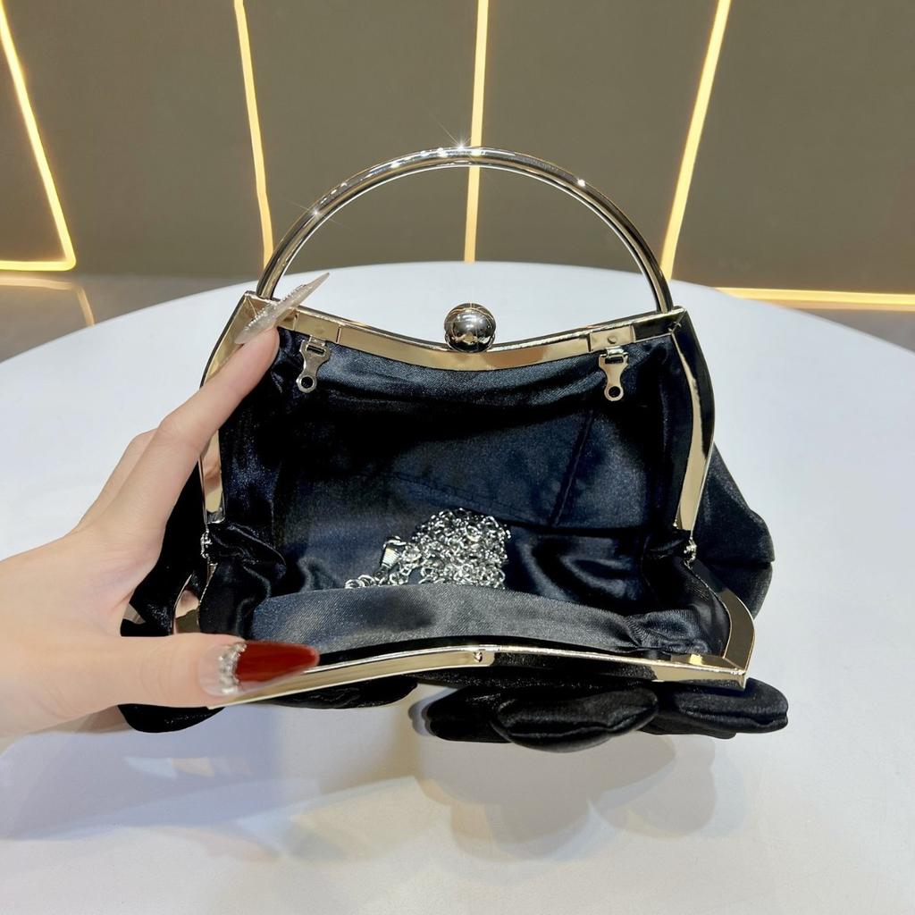 Modische Blumenbankett-Handtasche, Abendkleidtasche, Kettenhandtasche, Umhängetasche