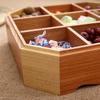 Wooden Chinese Style Divided Dried Fruit Box