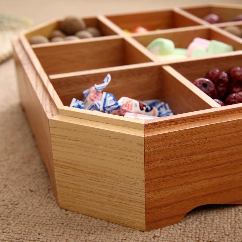 Wooden Chinese Style Divided Dried Fruit Box