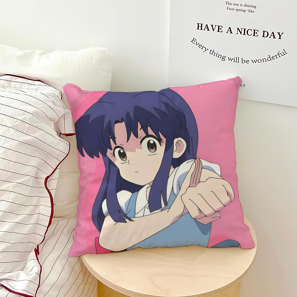 Anime Cute R-Ranma Akane Tendo R-Ranma Comfortable Soft Hogar Pillowcase For Sofa Living Room Bed Home Decor Protective Covers