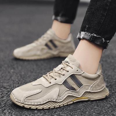FashionHiking Shoes for Men Summer Breathable Climbing Trekking Shoes Outdoor Mens Sneakers Man Walking Male Shoes Plus Size