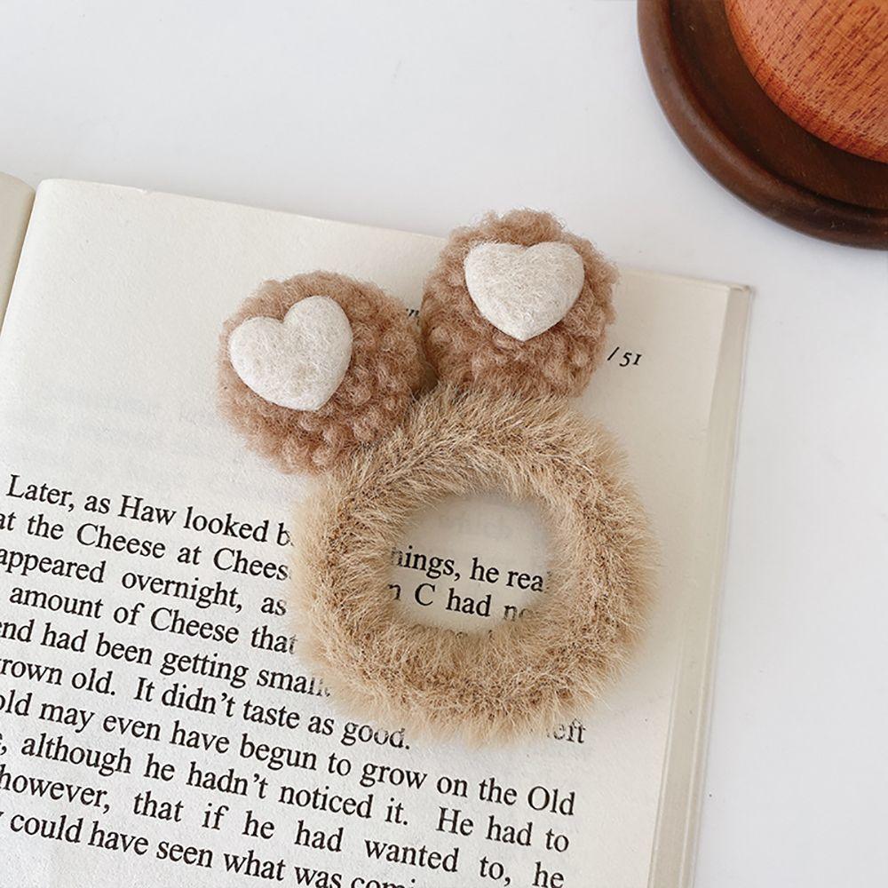 

Accessories Women Hair Ring Cat Ears Scrunchies Christmas Ponytail Holder Korean Style Hair Rope F