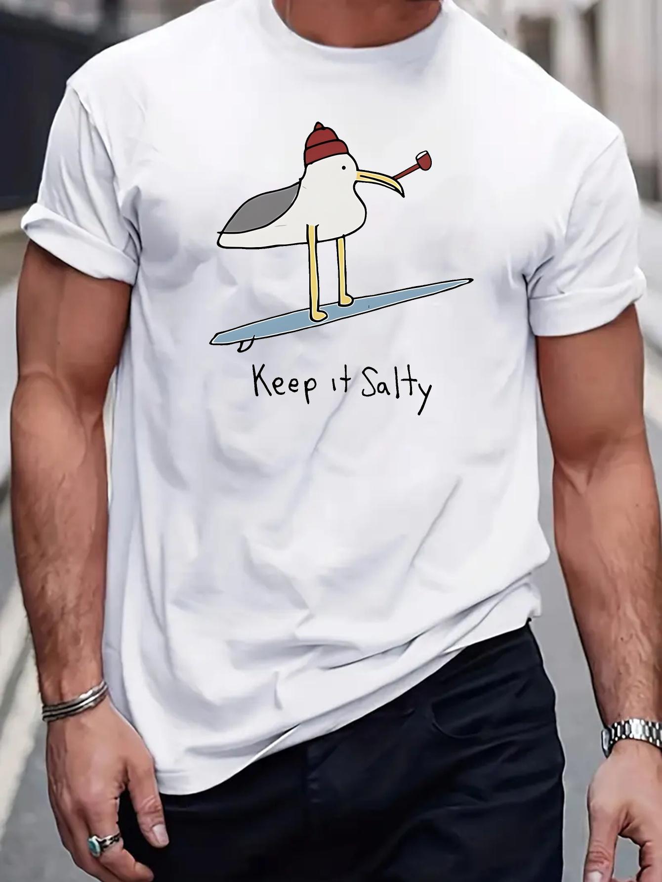Keep It Salty Graphic T-shirt - Cotton Blend S