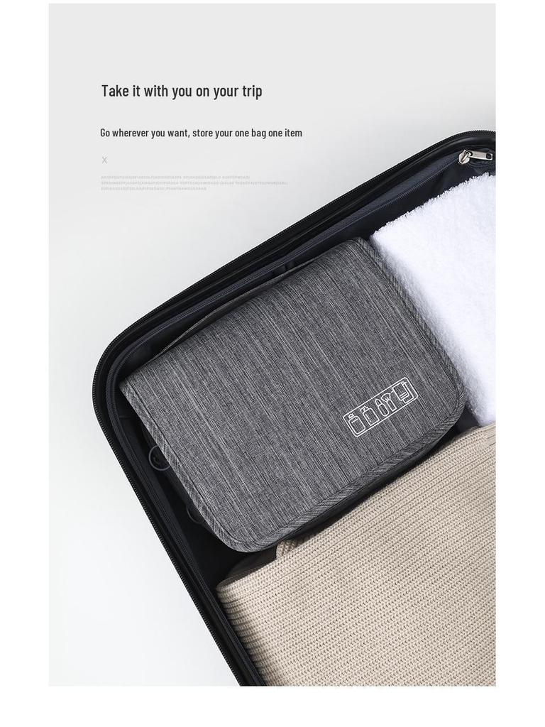 Wodoodporna wisząca torba-organizer na kosmetyki i przybory toaletowe w stylu koreańskim