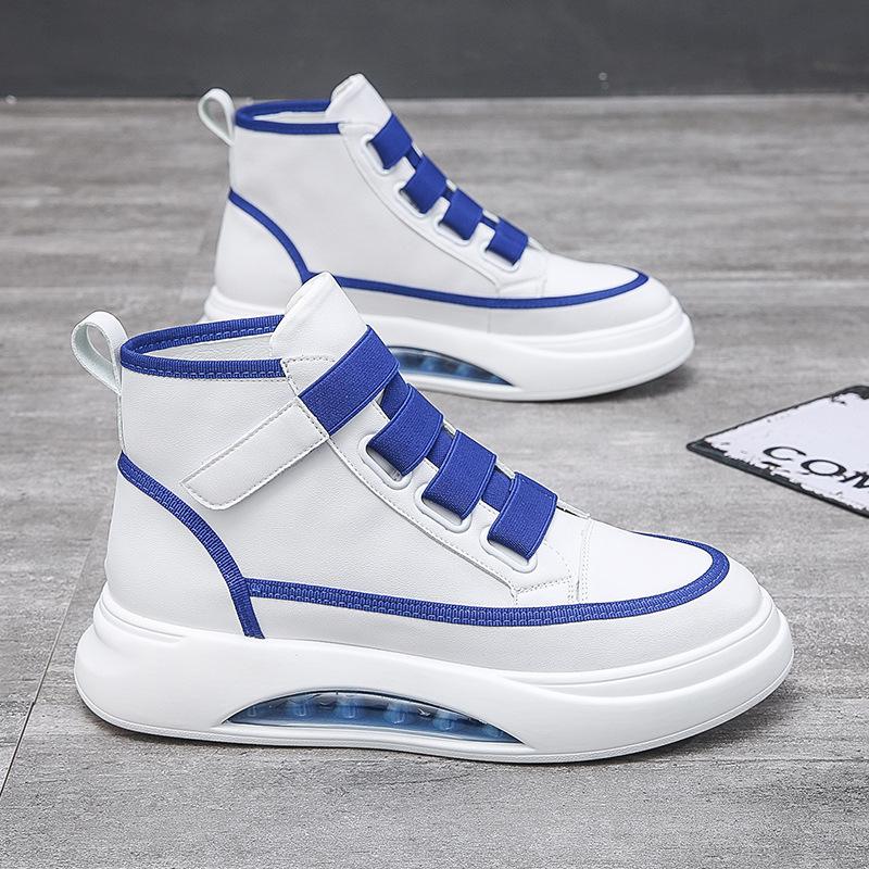 Fashion men luxury fashion platform boots original leather white shoes  designer street style sneakers stylish ankle botas hombre