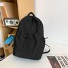 Japanese Pleated Nylon Backpack - Large, Lightweight, Casual Travel & College Laptop Bag for Men and Women