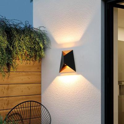 Lampada da parete a LED IP65 10W Illuminazione da giardino impermeabile per esterni Alluminio AC86-265 Lampada da parete per interni Camera da letto Soggiorno Scale