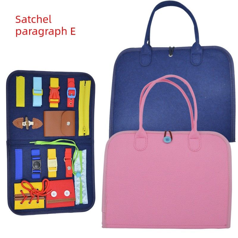 

Montessori Export Clothes Toy with Buttons Busy Board Ordinary