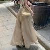 JK&JS French Retro High-Waist Wide-Leg Pleated Pants