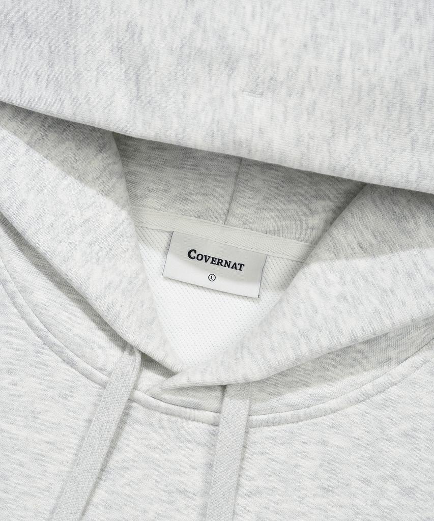 Arch Logo Hoodie Heather Grey