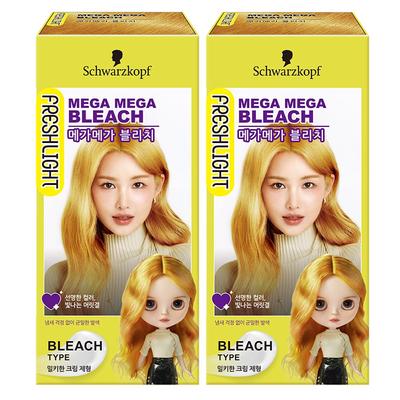 Freshlight Haarbleichmittel Mega Mega Bleichmittel, 130ml, 2 Einheiten