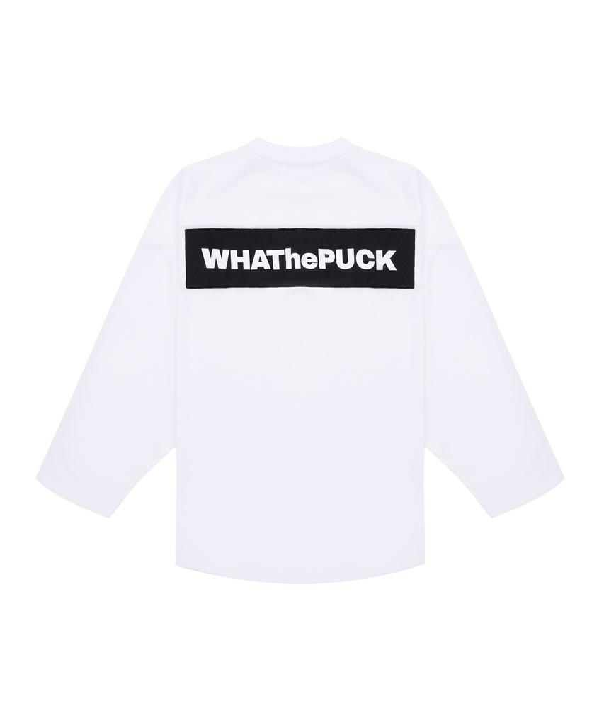 WHATHEPUCK Wtp Small Symbol Logo Hockey Jersey White