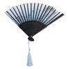 For Cherry Blossom Pattern Folding Fan Handmade with Polyester for Asian Wedding Favor Party Reception and Outdoor Event Use
