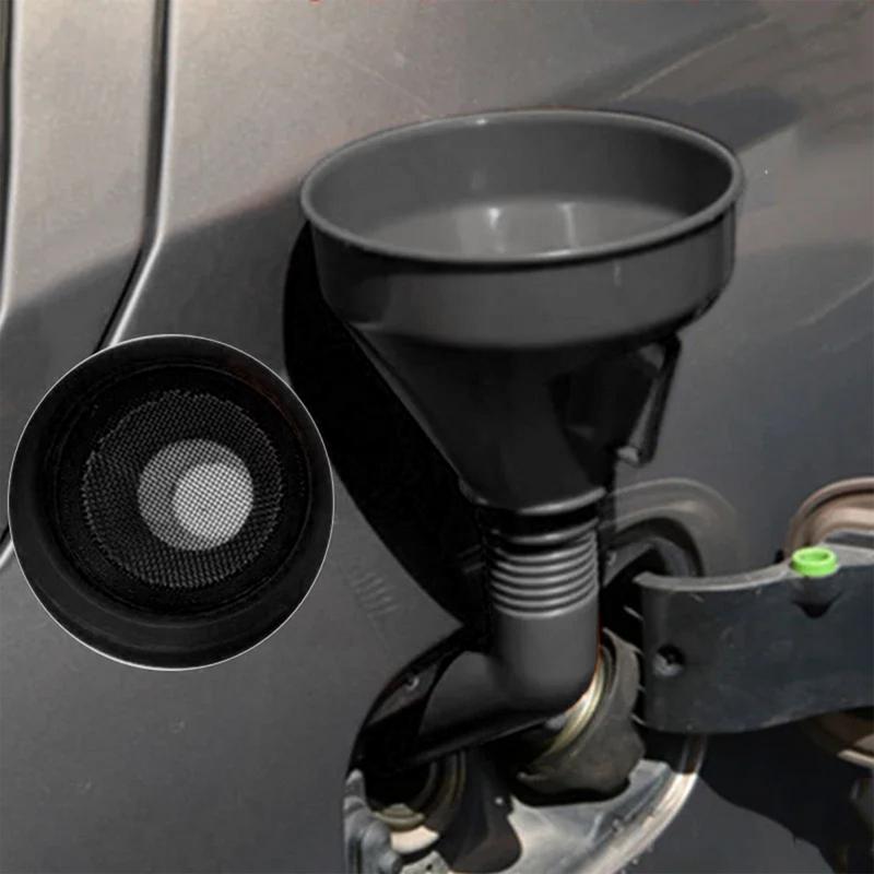 Car Oil Funnel Wide Mouth Funnel With Detachable Spout And Filter Automotive Funnels Oil Change Funnel For Car And Motorcycle