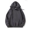 2025 autumn and winter new hooded sweater women's solid color college style loose casual velvet popular trendy brand Japanese and Korean style