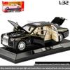 1:32 Rolls-Royce Phantom Toy Car with Suicide Doors, Sound & Light, Alloy Pull-Back Model