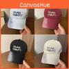 Summer Cotton Baseball Hat With Embroidered Letters For Outdoor Activities
