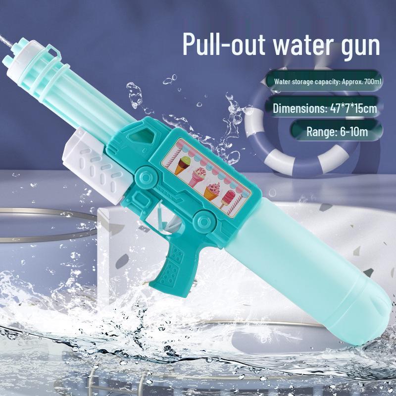 Kids’ XL High-Pressure Gatling Water Gun for Beach Battles