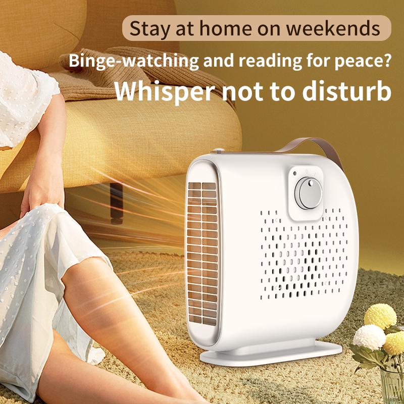 Heizgerät für den Heimschreibtisch Tragbares elektrisches Heizgerät Büro Wohnheim Stehend und liegend Dual-Use-Heizgerät EU US UK Stecker Schnelles Lufterhitzer