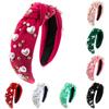 Introducing Our Valentine's Day Trendy Heart & Pearl Wide-Brimmed Headband
