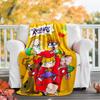 1pc Rugrats In Paris3 Theme Blanket - Digital Print, Polyester, Cozy for All Seasons, Perfect for Outdoor, Camping, and Travel