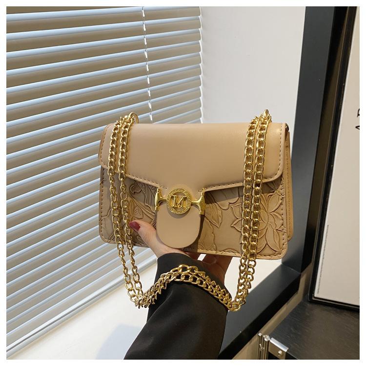 Manufacturer Wholesale Women's Bags Bags2025 New Fashion Printed Chain Bag Shoulder Bag Crossbody Small Square Bag