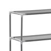 Washing Machine Shelf 3 Shelves Silver 69 x 28 x 169 cm