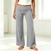 Pantaloni da Yoga da Donna a Pieghe Gamba Larga - Vestibilità Larga Casual per Palestra, Yoga e Uso Quotidiano