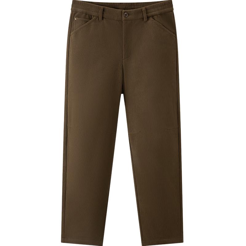 Semir Men's Corduroy Loose Tapered Casual Pants