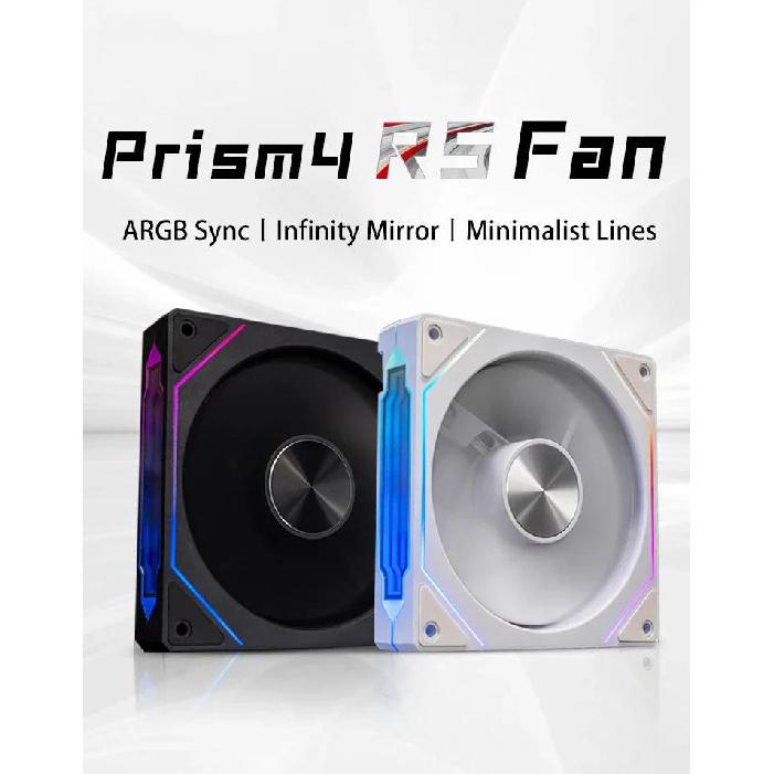 LDPCSJ Prism 4RS 120mm ARGB PC Case Fan with Infinity Mirror Design Motherboard Sync 4PIN PWM CPU Cooler Ventilador Fuel Injectors 6