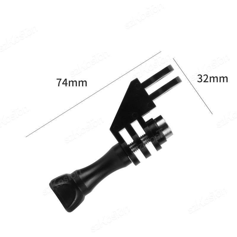 For Gopro Hero 13 12 11 10 9 8 Vertical Shoot Mount 90degree Adapter Adjustment Multi Conversion Arm For DJI OSMO Action 5 SJCAM