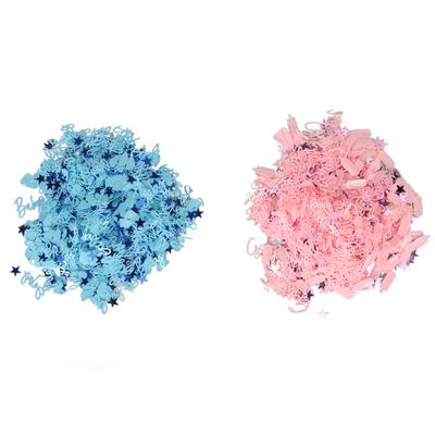 160g Gender Reveal Confetti Exquisite Reusable Gender Reveal Table Confetti Pink Blue Confetti for