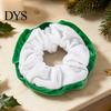 Velvet Hair Scrunchies for Christmas Scrunchies, Soft Elastic Ties Women Girls, Lightweight Cute Gifts Friends Contrast Color Ponytail Holder