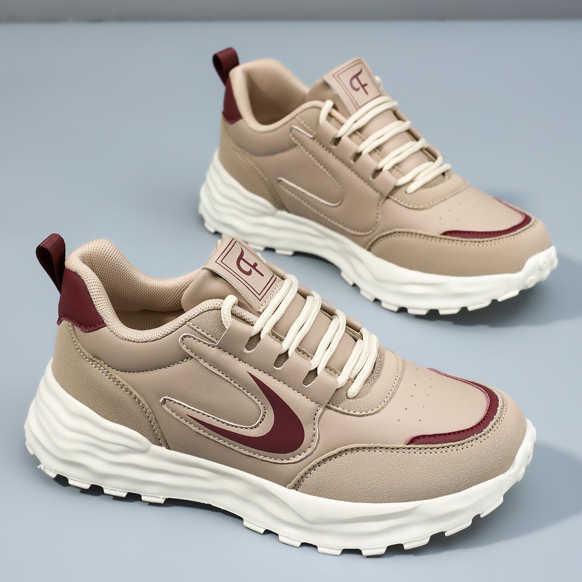 

TUINANLE Lace Up Sneakers for Women Lightweight Sports Shoes Woman Non Slip Soft Insole Vulcanize Shoes 36