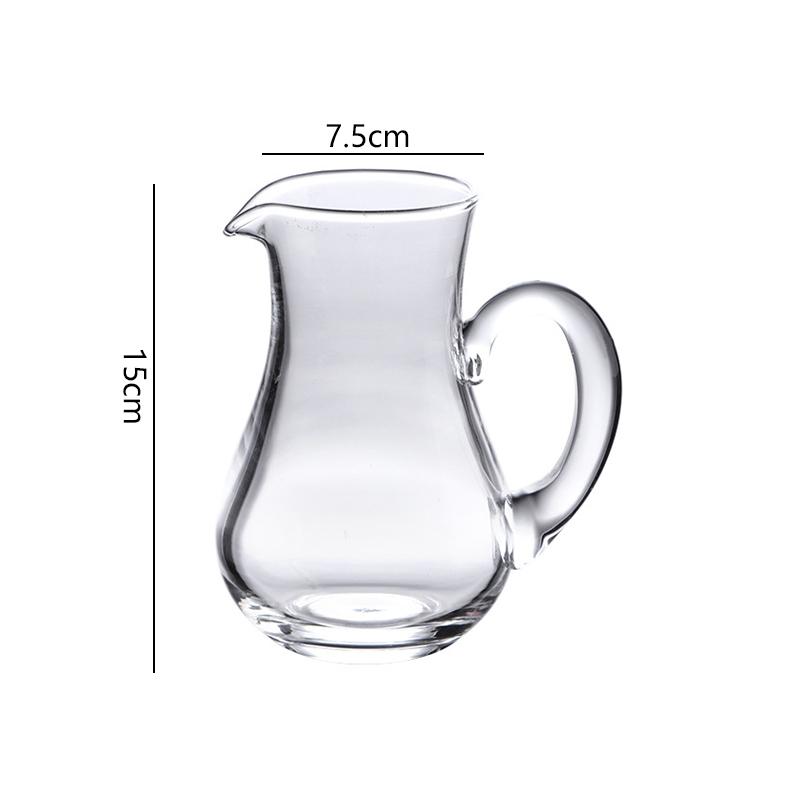 Einfacher Stil Weinseparator mit Griff Transparent Rotwein Dekantierer Haushaltswasserspender Weinseparator Barzubehör